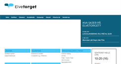 Desktop Screenshot of elvetorget.no